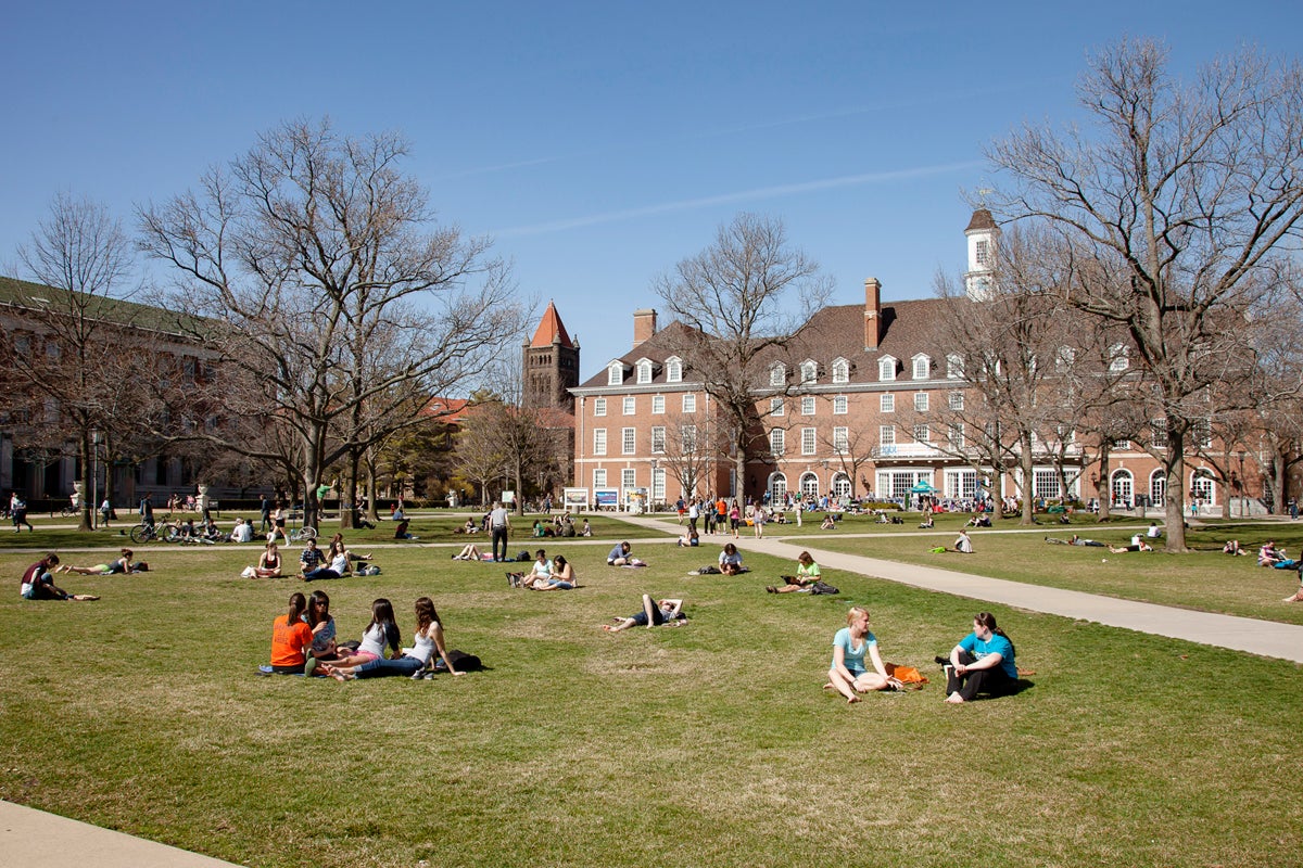 University of Illinois Quad in early spring