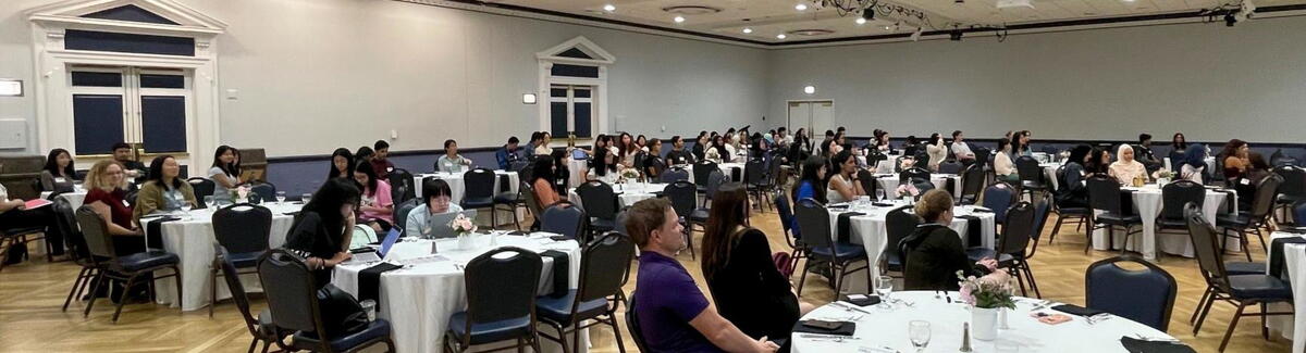 Attendees at panel