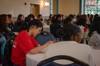 Participants of the women in statistics + data science panel