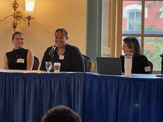 Participants of the women in statistics + data science panel