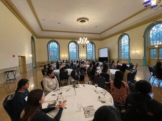 Participants of the women in statistics + data science panel