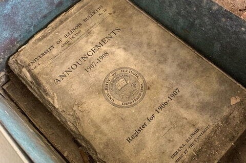 Illini Hall Time Capsule