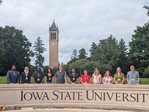 Illinois faculty and students at Iowa State University for USCOTS
