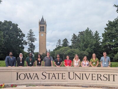 Illinois faculty and students at Iowa State University for USCOTS